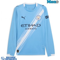 Manchester City Replica Home Shirt 2025-26 Long Sleeve